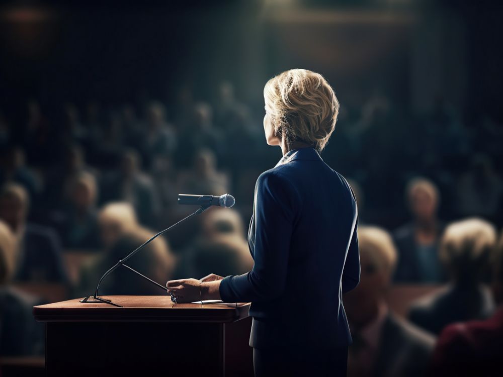 illustration-woman-speaking-public-presidential-vote