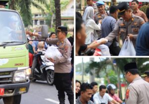 Polres Langkat Berbagi Takjil, Wujud Kepedulian di Bulan Suci Ramadhan