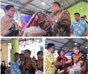 Korban Kebakaran di Desa Tanjung Barus Pemkab Karo Salurkan Bantuan Kepada Warga Korban .
