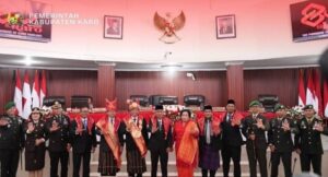 Rapat Paripurna Bupati Karo Hadir Dalam  Memperingati Hari Jadi NYA  Kabupaten Karo ke- 80 .