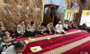 Personel Polres Langkat Laksanakan Binrohtal, Kapolres Tekankan Peningkatan Iman dan Integritas Pasca Lebaran