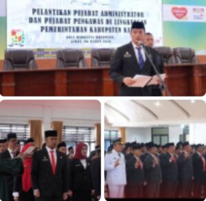 160 Pejabat Lantik Administrator dan Pengawas ,Bupati Antonius Ginting Tegaskan Integritas dan Visi Karo Unggul .