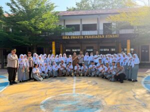 Polres Langkat Tekankan Disiplin, Anti Bullying, Bijak Bermedsos dan Tertib Berlalu Lintas kepada Generasi Z di SMA Persiapan Stabat