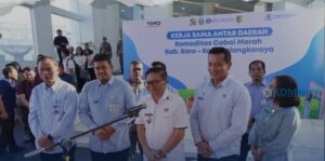 Perkuat Kerja Sama Antar Daerah, Gubernur Sumut Lepas Pengiriman Tahap III Cabai Merah ke Palangka Raya