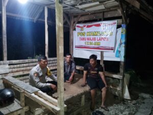 Bhabinkamtibmas Polsek Secanggang Tingkatkan Patroli Satkamling, Warga Diajak Aktif Jaga Kamtibmas