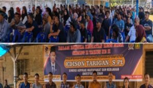 Jemput Aspirasi Warga Bekiung. Anggota DPRD Langkat Edisin Tarigan Gelar Reses Masa Sidang-ll Tahun 2026.