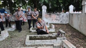 Kapolres Langkat Pimpin Ziarah Rombongan di TMP Pangkalan Brandan, Wujud Penghormatan kepada Jasa Para Pahlawan