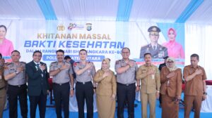 Kapolres Langkat Dukung Sukses Bakti Kesehatan Polda Sumut, Ribuan Masyarakat Antusias Ikuti Pelayanan Gratis