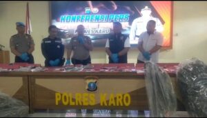 Polres Karo Ungkap 21 Kasus Narkoba Dalam Ops Antik Toba 2026