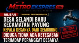 Desa Selandi Baru Kecamatan payung  Yang Kepala desanya Dani Sembiring diduga tidak ada ketegasan terhadap perangkat desanya