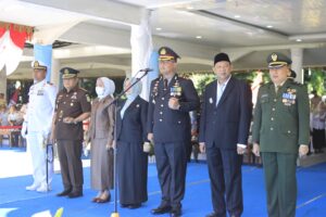 Kapolres Langkat Pimpin Upacara Hari Bhayangkara ke-80, Polri Untuk Masyarakat