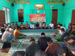 Serap Aspirasi Warga, Polsek Salapian Gelar Jumat Curhat di Desa Naman Jahe