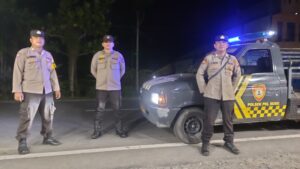 Tekan Kriminalitas Malam Hari Polsek Pangkalan Susu Gelar Patroli Antisipasi 3C