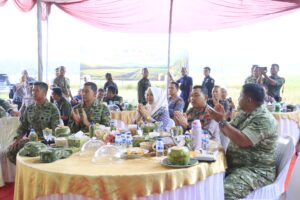 Dukung Ketahanan Pangan Nasional, Kapolres Langkat Bersama Jajaran TNI dan Forkopimda Hadiri Panen Raya Virtual di Sirapit