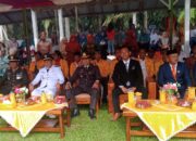 Purwanto Anggota DPRD Langkat Fraksi PKS Bacakan Teks Proklamasi pada Upacara HUT RI di Tanah Lapang Cinta Raja