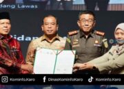Bupati Karo Teken MoU Percepatan Pendaftaran Tanah Wakaf Dalam Rangka Memberi Perlindungan Hukum Terhadap Aset Wakaf di Kabupaten Karo.