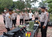 Antisipasi Bencana, Polres Langkat Cek Kesiapan Sarpras Penanganan Bencana Alam