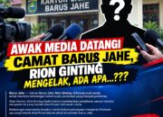 CAMAT BARUS JAHE RION GINTING SAAT DIDATANGI AWAK MEDIA MENGELAK, ADA APA???